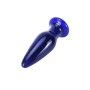 Plug Anal Verre Vibrant Bleu Toyjoy