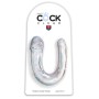 Double Dong Transparent 33x4cm King Cock Clear