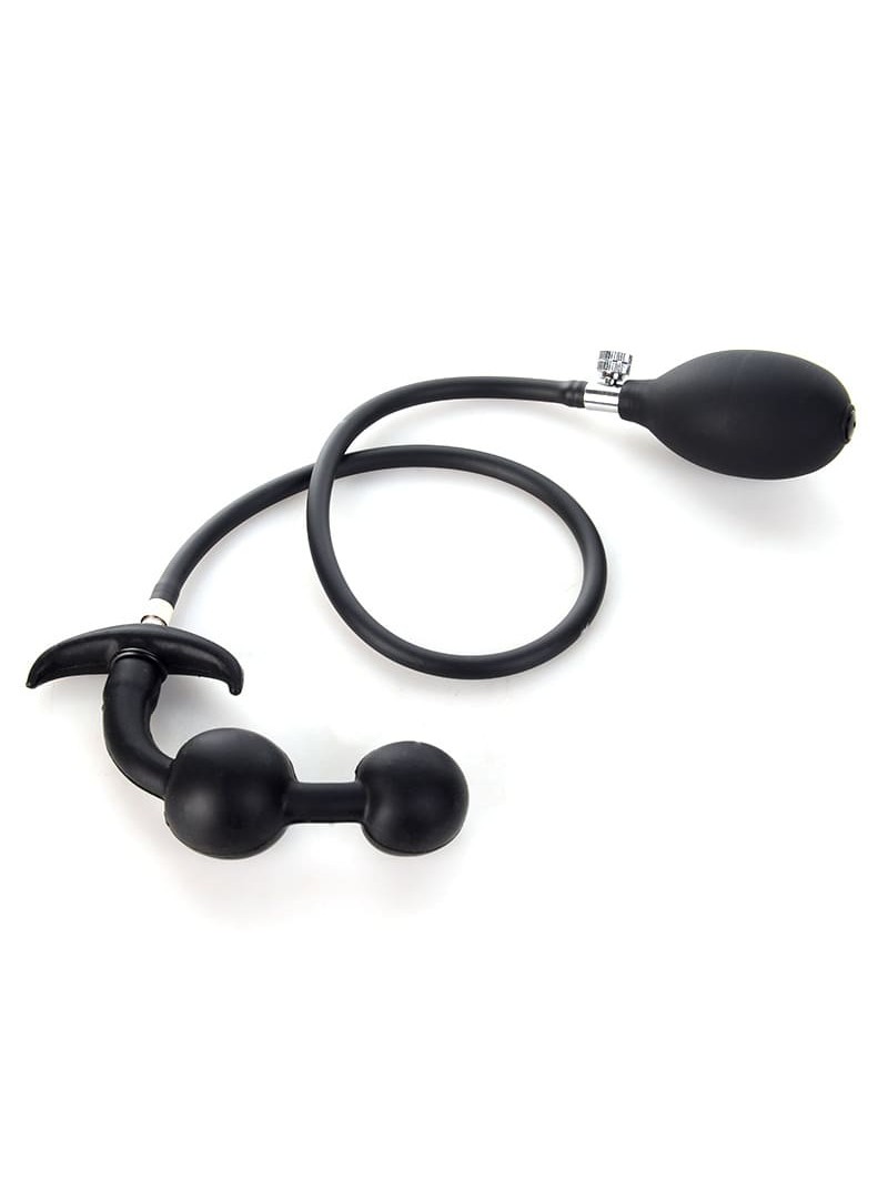 Plug Anal Gonflable  Double Boule 27x10cm - BoxCoquine