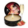 Bougie de massage Romance Vin Pétillant Fraise Shunga