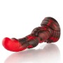 Gode Dragon Ares 17x5cm Rouge et Noir