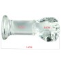 Plug Anal Verre Transparent Fist