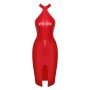 Robe Rouge Mi-Longue Orgia Libertin F354