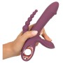 Vibromasseur Rabbit Triple Stimulation Slim Triple Plum