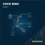 Cockring Silicone Langue Stimulante 37mm