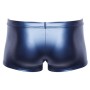 Boxer Homme Effet Cuir Bleu Métallique Nek