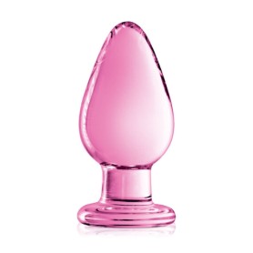 Plug Anal en Verre Rose 10x5cm