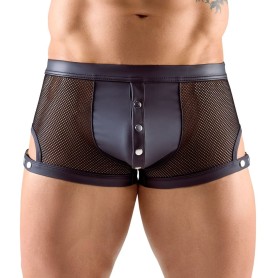 Boxer Homme Sexy Résille Noire