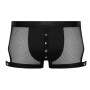 Boxer Homme Sexy Résille Noire