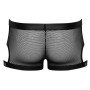 Boxer Homme Sexy Résille Noire