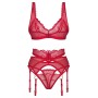 Ensemble Lingerie Sexy Rouge Cupide Obsessive