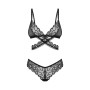 Ensemble Sexy Lingerie Noire Blomentis Obsessive