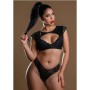 Ensemble de Lingerie Wetlook avec String