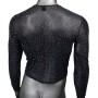 Tee-Shirt Manches Longues en Maille Strass Radiance