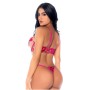 Ensemble Lingerie Sexy Résille Brodée Mapalé