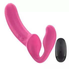 Strap On Double Vibrant Amy Rose à Télécommande