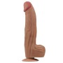 Gode XXL Réaliste avec Testicules Sliding Skin 31x6cm