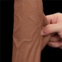 Gode XXL Réaliste avec Testicules Sliding Skin 31x6cm