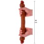 Double Dong Réaliste ForeSkin Toyjoy 46x4,5cm