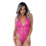 Body String Rose Dentelle Dos Nu