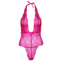Body String Rose Dentelle Dos Nu