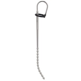 Tige Urètre Perlée 9mm avec Anneaux de Gland