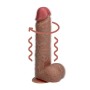 Gode Réaliste Rotatif et Vibrant Realrock 20x4,4cm