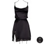 Robe Sexy en Satin Noir Le Désir