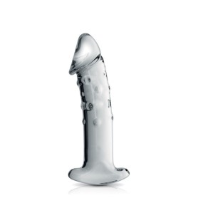 Gode Réaliste en Verre N°3 Glossy 18x4,6cm