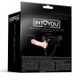 Gode Ceinture Harnais Elastique Mistress BDSM 15x3,5cm
