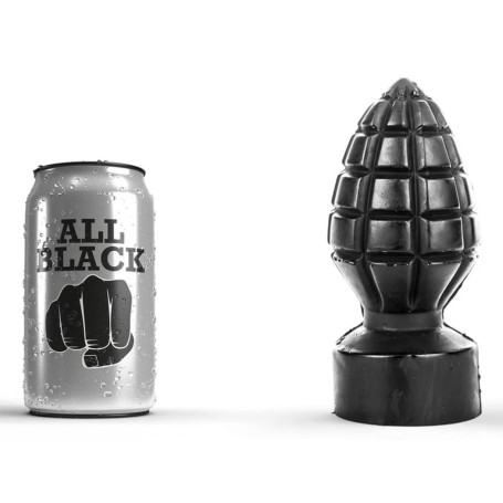 Plug Anal Grenade AB33 All Black 14x6,5cm
