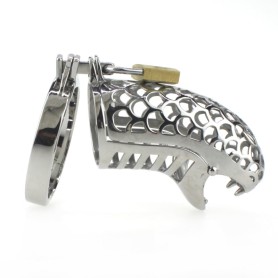 Cage de Chasteté Métallique Cobra