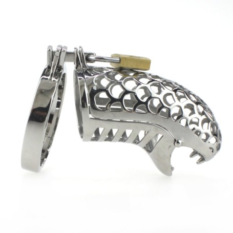 Cage de Chasteté Métallique Cobra