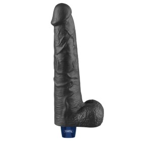 Godemichet Réaliste Vibrant Noir Lovetoy Real Softee 24x5cm