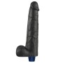 Godemichet Réaliste Vibrant Noir Lovetoy Real Softee 24x5cm