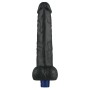 Godemichet Réaliste Vibrant Noir Lovetoy Real Softee 24x5cm