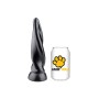 Dildo Noir Forme Vrille Unicorn 22x5cm