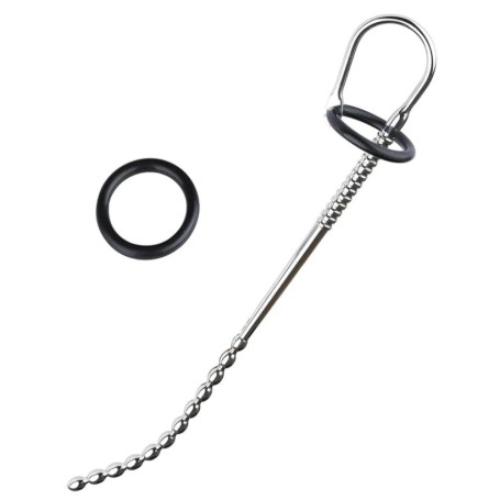 Long Dilatateur Urétral avec Anneau Silicone 9mm