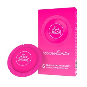 Préservatifs Texturés Love Match X6