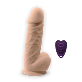 Dildo XXL Naturel Vibrant - Model 1 SilexD 21x5,1cm
