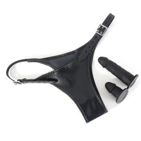Culotte de Chasteté Double Gode Amovible