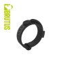 Cockring ajustable Brutus Click-N-Go en silicone noir pour pénis et testicules