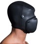 Cagoule de bondage en néoprène perforé avec cache-yeux amovible – 665 Leather