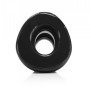 Plug Tunnel Silicone Pig-Hole Large Noir 12x7cm
