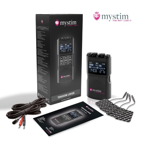 Stimulateur électrique Mystim Tension Lover 2 – E-Stim Powerbox rechargeable avec écran