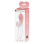 Vibromasseur Rabbit Snappy rose blanc sextoy double stimulation clitoris et point G