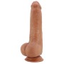 Gode réaliste DRACO Pretty Love marron en TPR double densité avec ventouse