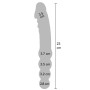 Vibromasseur Anal Double Extrémité 23x3,7cm