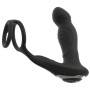 Plug vibrant Nodding Rebel avec stimulation prostate, périnée et anneaux péniens