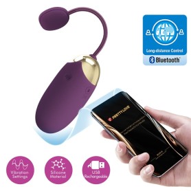Œuf vibrant connecté Abner Pretty Love, stimulation à distance via smartphone